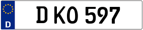 Truck License Plate